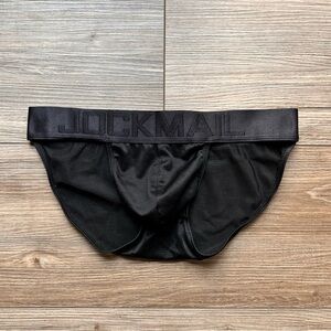 JOCKMAIL | Low Rise Mesh Sports Brief in Black Onyx (Small)